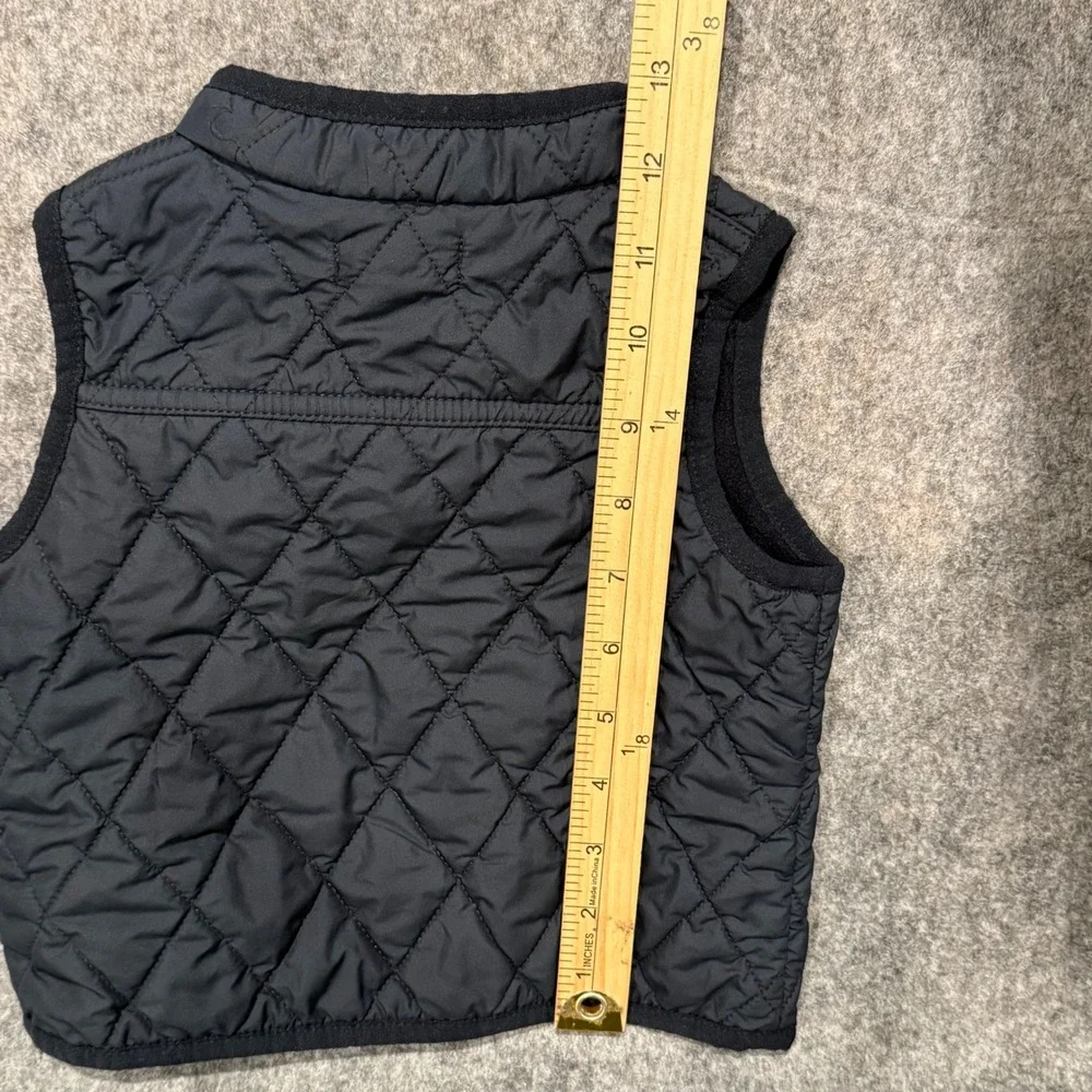 Ralph Lauren Kids Navy Blue Quilted‎ Zip Up Vest 12M